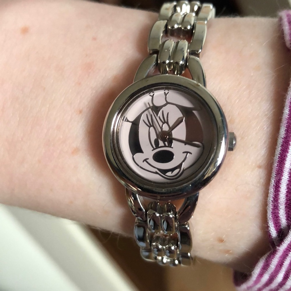 Silver Minnie Mouse Watch - Picture 3 of 4